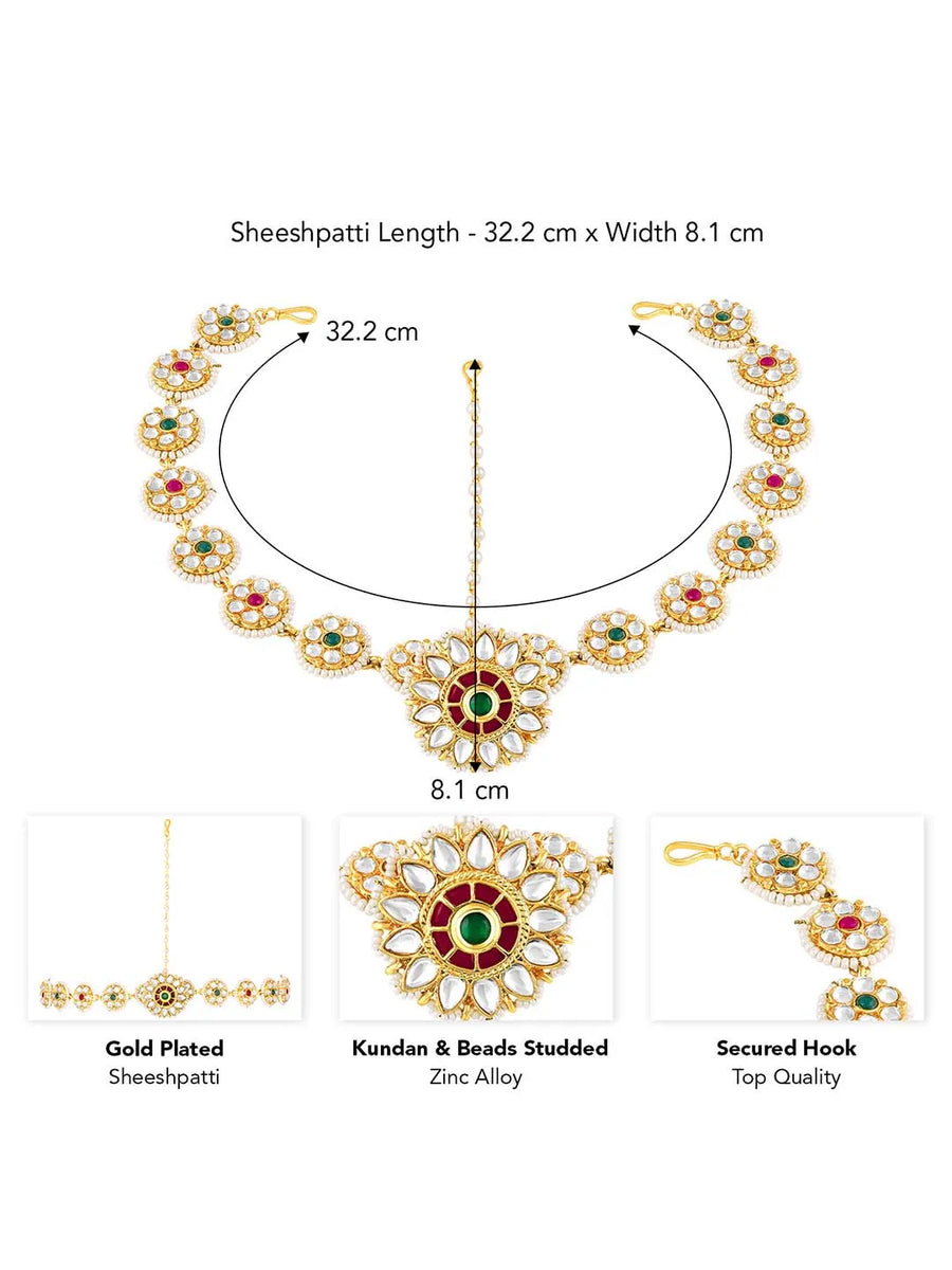 Beads Sheesh Patti – Ethnic Elegance with Delicate Detailing | Peora

