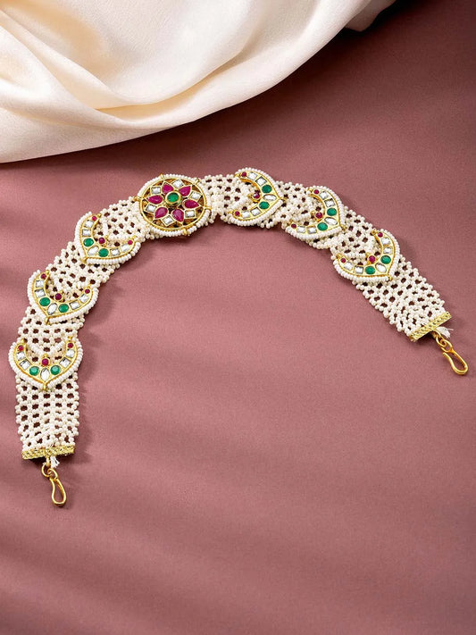 Sheesh Patti Ornament – Traditional Head Jewellery for Brides | Peora

