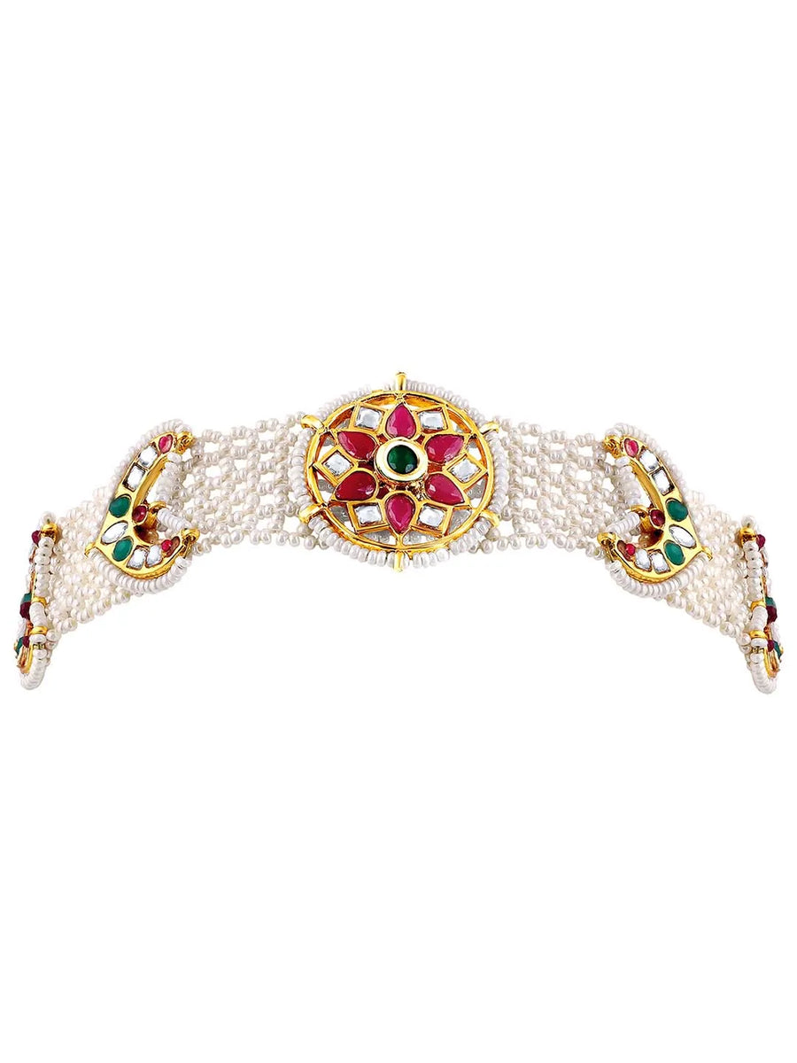 Sheesh Patti Ornament – Traditional Head Jewellery for Brides | Peora

