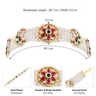Sheesh Patti Ornament – Traditional Head Jewellery for Brides | Peora

