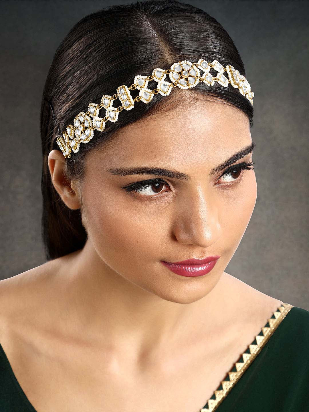 Radiant Kundan Studded Sheesh Patti