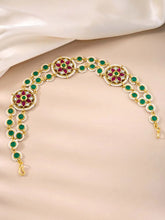 Royal Stones Sheesh Patti – Majestic Bridal Headpiece | Peora

