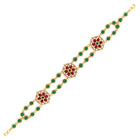 Royal Stones Sheesh Patti – Majestic Bridal Headpiece | Peora

