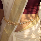Peora Crystal Radiance Belly Chain - Gold