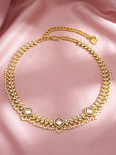 Peora Crystal Radiance Belly Chain - Gold