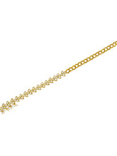 Peora Crystal Radiance Belly Chain - Gold