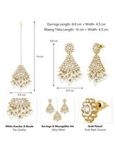 Glamorous Gleaming Bridal Maang Tikka