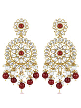 Classic Maroon Maang Tikka Set