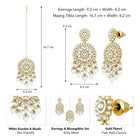 Maang Tikka Set – Exquisite Bridal Jewellery Collection | Peora

