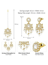 Soft Glow Elegant Maang Tikka Set