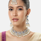 Timeless Polki Pearl Drop Wedding Set
