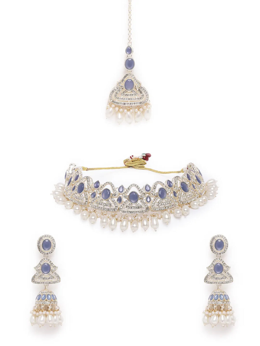 Timeless Polki Pearl Drop Wedding Set
