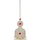 Floral Pearl Drop Bridal Necklace Set