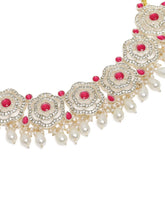 Floral Pearl Drop Bridal Necklace Set