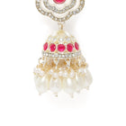 Floral Pearl Drop Bridal Necklace Set