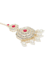 Floral Pearl Drop Bridal Necklace Set