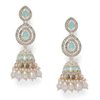Elegant Pearl Drop Bridal Necklace Set