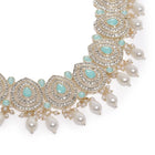 Elegant Pearl Drop Bridal Necklace Set