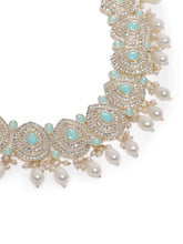 Elegant Pearl Drop Bridal Necklace Set