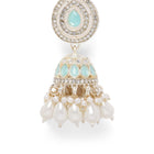 Elegant Pearl Drop Bridal Necklace Set