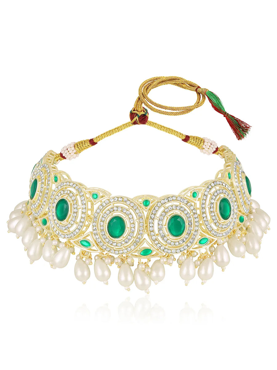 Royal Grace Faux Kundan Choker Set
