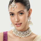 Royal Teardrop Faux Kundan Set