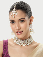 Royal Teardrop Faux Kundan Set