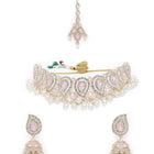 Royal Teardrop Faux Kundan Set