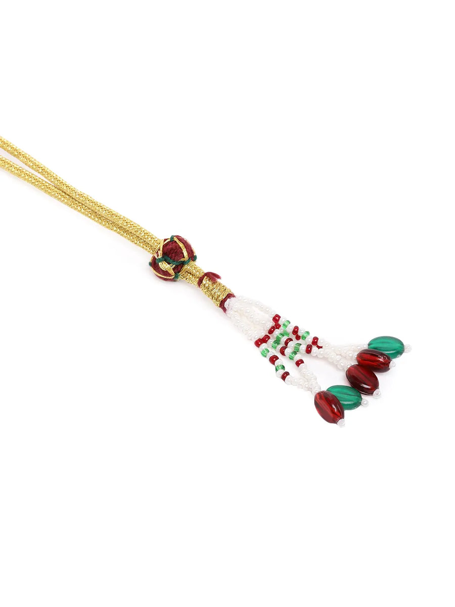 Royal Teardrop Faux Kundan Set