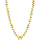 Peora Gold Kundan Leaf Pink Necklace Set