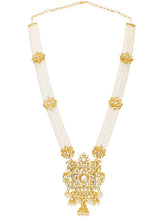 Peora Royal Pearl Heritage Nacklace Set - Gold