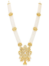 Peora Royal Pearl Heritage Nacklace Set - Gold