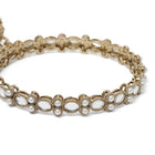 Heritage Dangler Jhumki Bangle Set - White