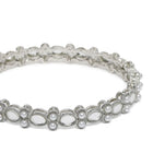 Heritage Dangler Jhumki Bangle Set - White