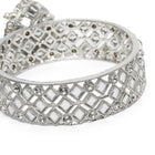 Heritage Jhumka Kundan Bangles,with Silver plating white colour gemstones. Best for your ethnic & festive wear.