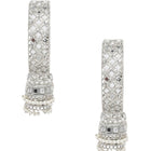 Heritage Jhumka Kundan Bangles,with Silver plating white colour gemstones. Best for your ethnic & festive wear.