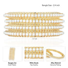 Exquisite Bangle Set – Elegant Fashion Jewellery by Peora

