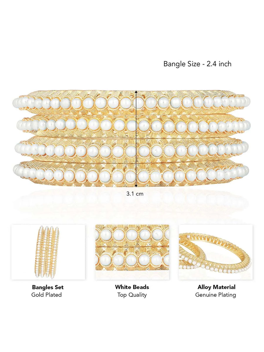Exquisite Bangle Set – Elegant Fashion Jewellery by Peora

