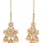 Gold Plated Kundan Pearl Bridal Jewellery Set