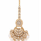Gold Plated Kundan Pearl Bridal Jewellery Set