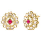 Gold Plated Prestige Pink Kundan Necklace Set