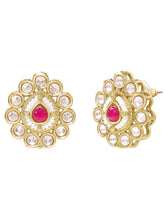 Gold Plated Prestige Pink Kundan Necklace Set