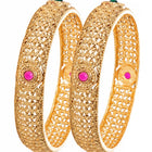 Gold Plated Traditional Kada Set for Women
