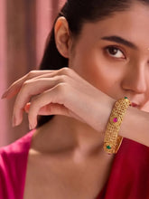 Gold Plated Traditional Kada Set for Women