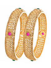 Gold Plated Traditional Kada Set for Women