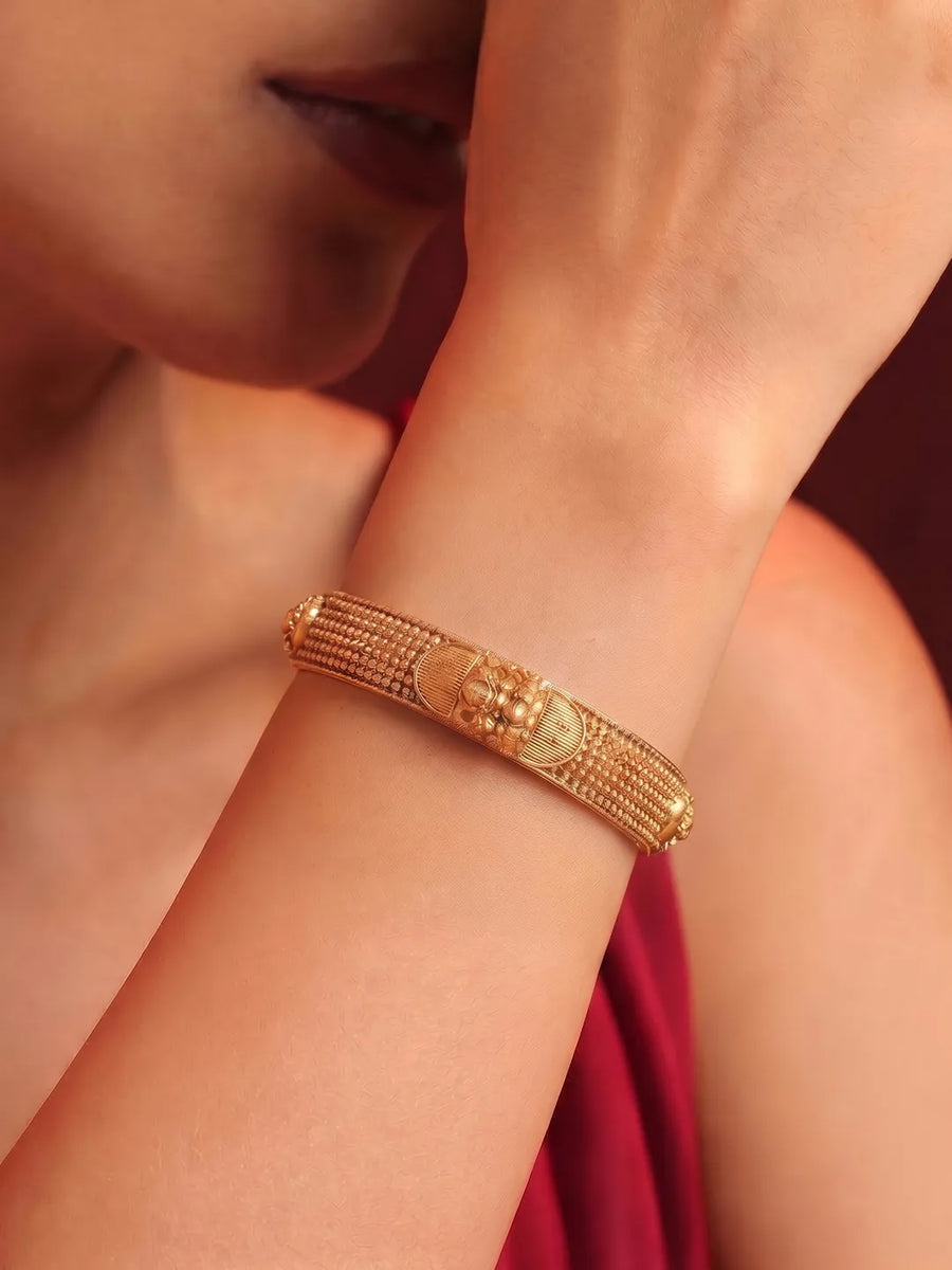 Gold Plated Designer Elephant Bangles