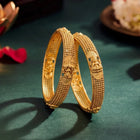 Gold Plated Designer Elephant Bangles
