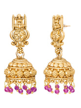 Gold Plated South Indian Temple Necklace Set