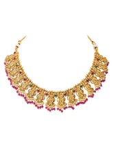 Gold Plated South Indian Temple Necklace Set