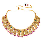 Gold Plated South Indian Temple Necklace Set